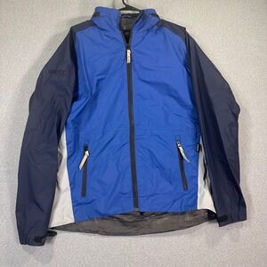 Beretta Gore Tex Paclite Jacket Mens XL Blue Navy Full Zip Hooded Outdoor